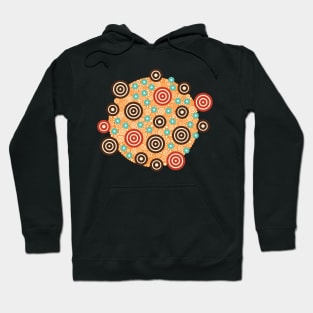 Aztec Warrior Pattern Burst v3 Circle Design Hoodie